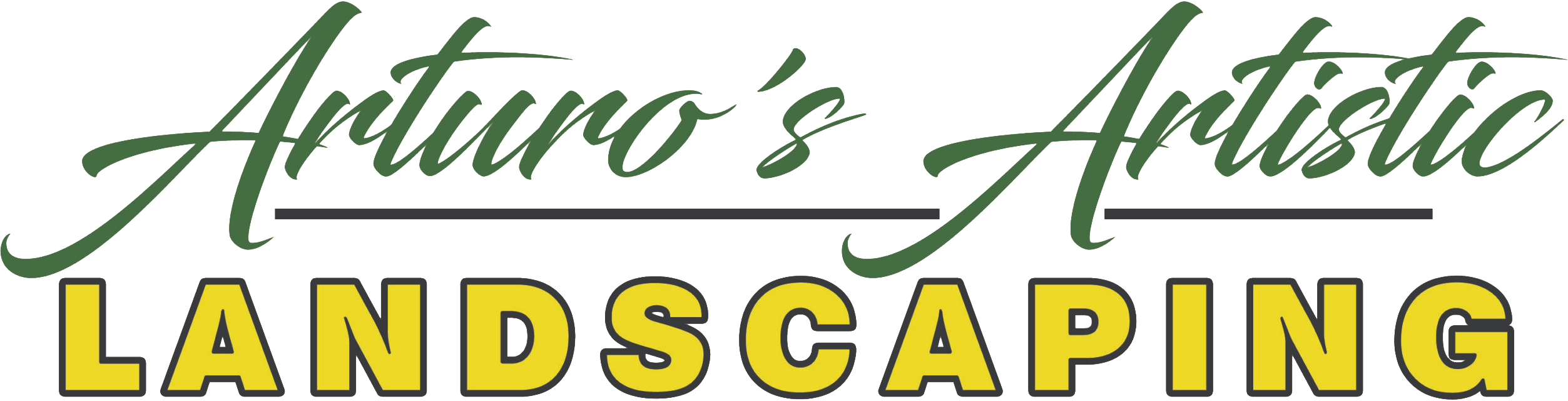 Arturos Artistic Landscaping footer logo