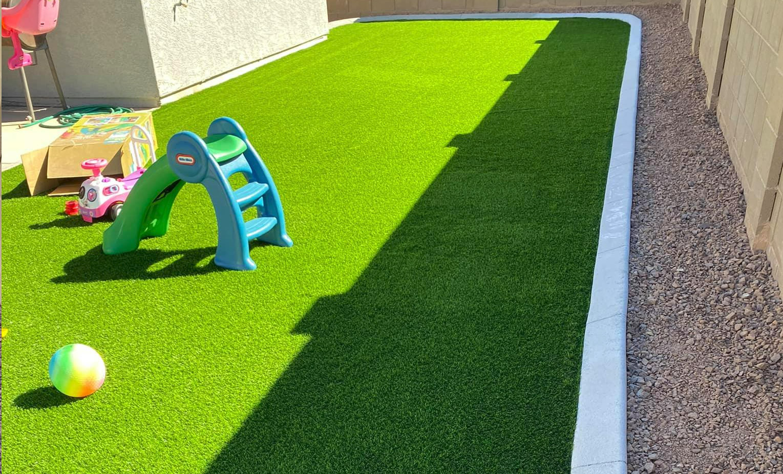 Kid-friendly artificial turf