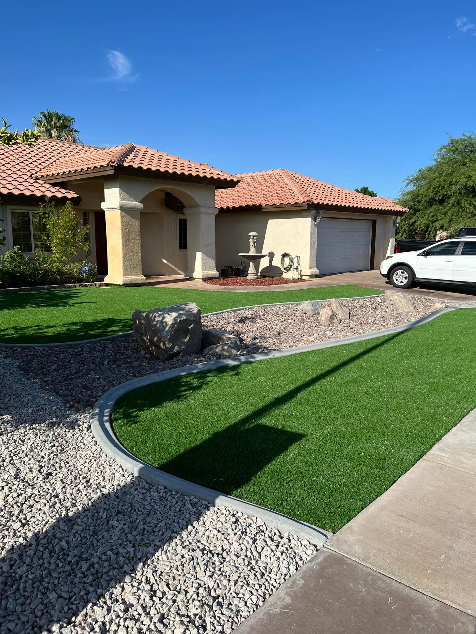 Balanced yard design